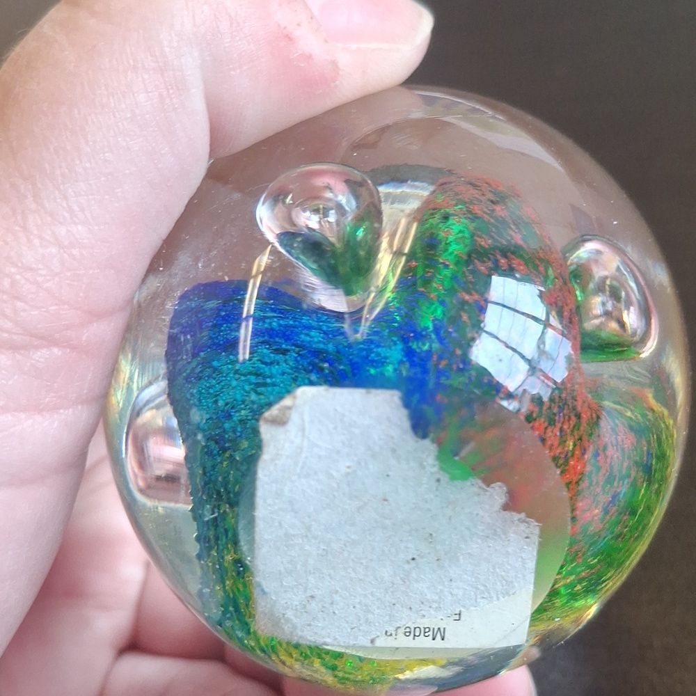 Colorful Glass Paperweight - Picture 4 of 5